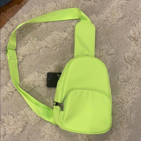 Bags Neon Green Crossbody Pack Poshmark